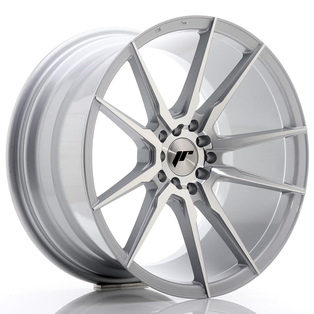 JR Wheels JR21 18x9,5 ET35 5x100/120 Silver Machined Face - Wheelsup