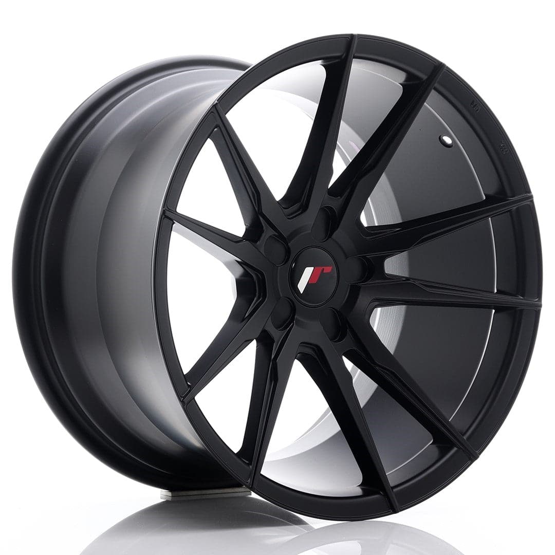 JR Wheels JR21 19x11 ET15-30 5H BLANK Matt Black - Wheelsup