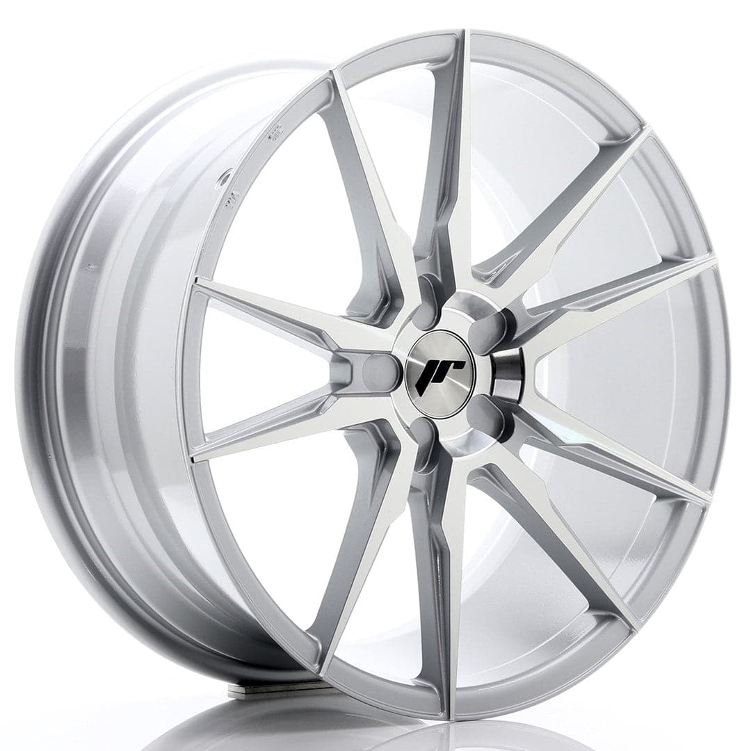 JR Wheels JR21 19x8,5 ET35-43 5H BLANK Silver Machined Face - Wheelsup