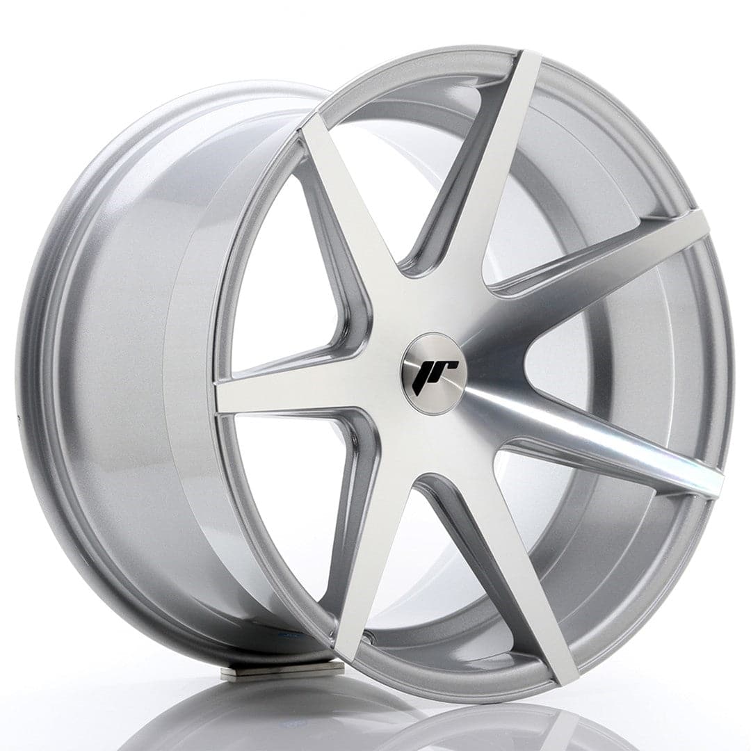 JR Wheels JR20 19x11 ET25-40 5H Blank Silver Machined - Wheelsup