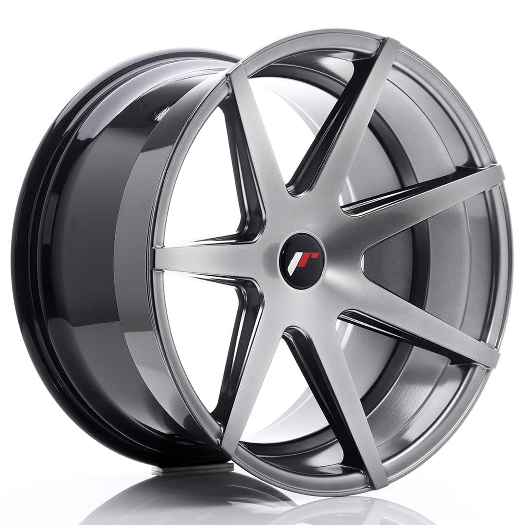 JR Wheels JR20 20x11 ET20-30 5H Blank Hyper Black - Wheelsup