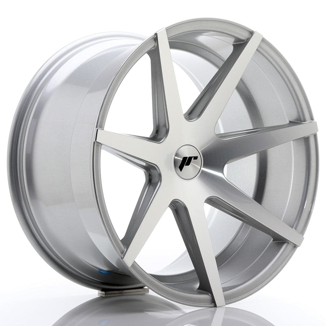JR Wheels JR20 20x11 ET20-30 5H Blank Silver Machined - Wheelsup