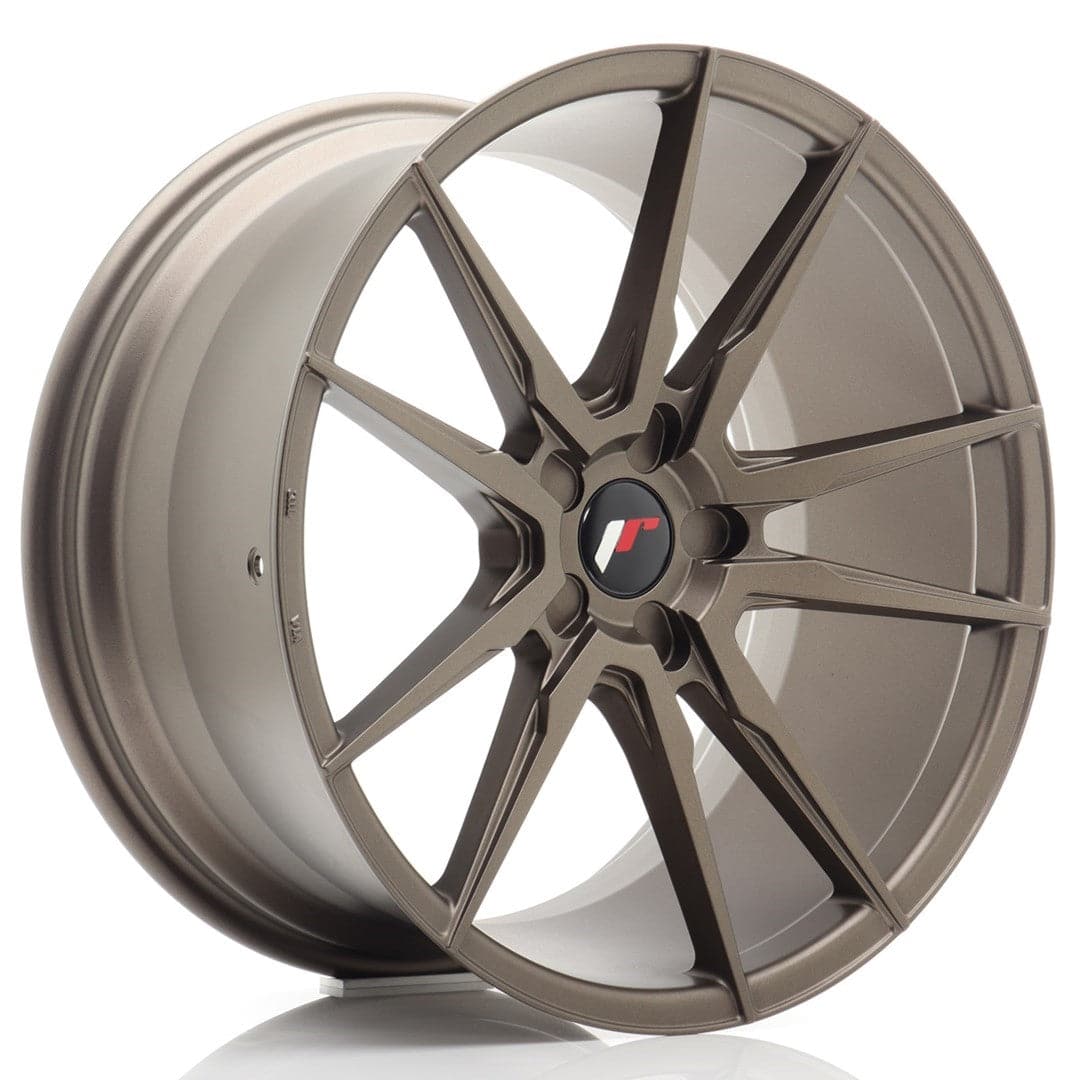 JR Wheels JR21 20x10 ET20-40 5H BLANK Matt Bronze - Wheelsup