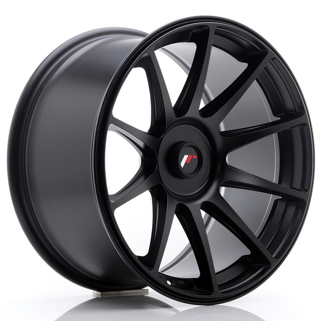 JR Wheels JR11 18x9,5 ET20-30 Blank Flat Black - Wheelsup