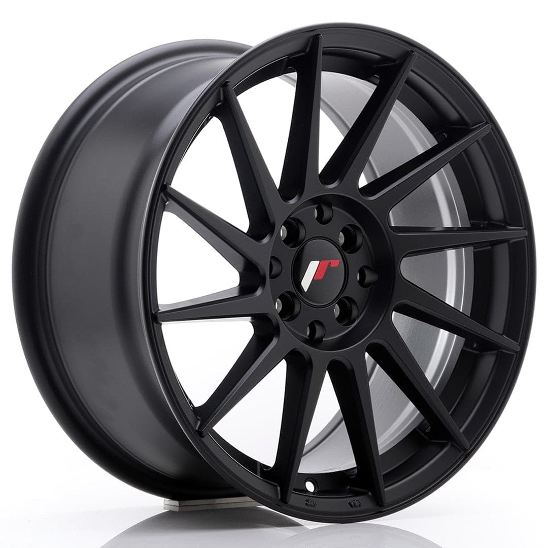 JR Wheels JR22 17x8 ET25 4x100/108 Matt Black - Wheelsup