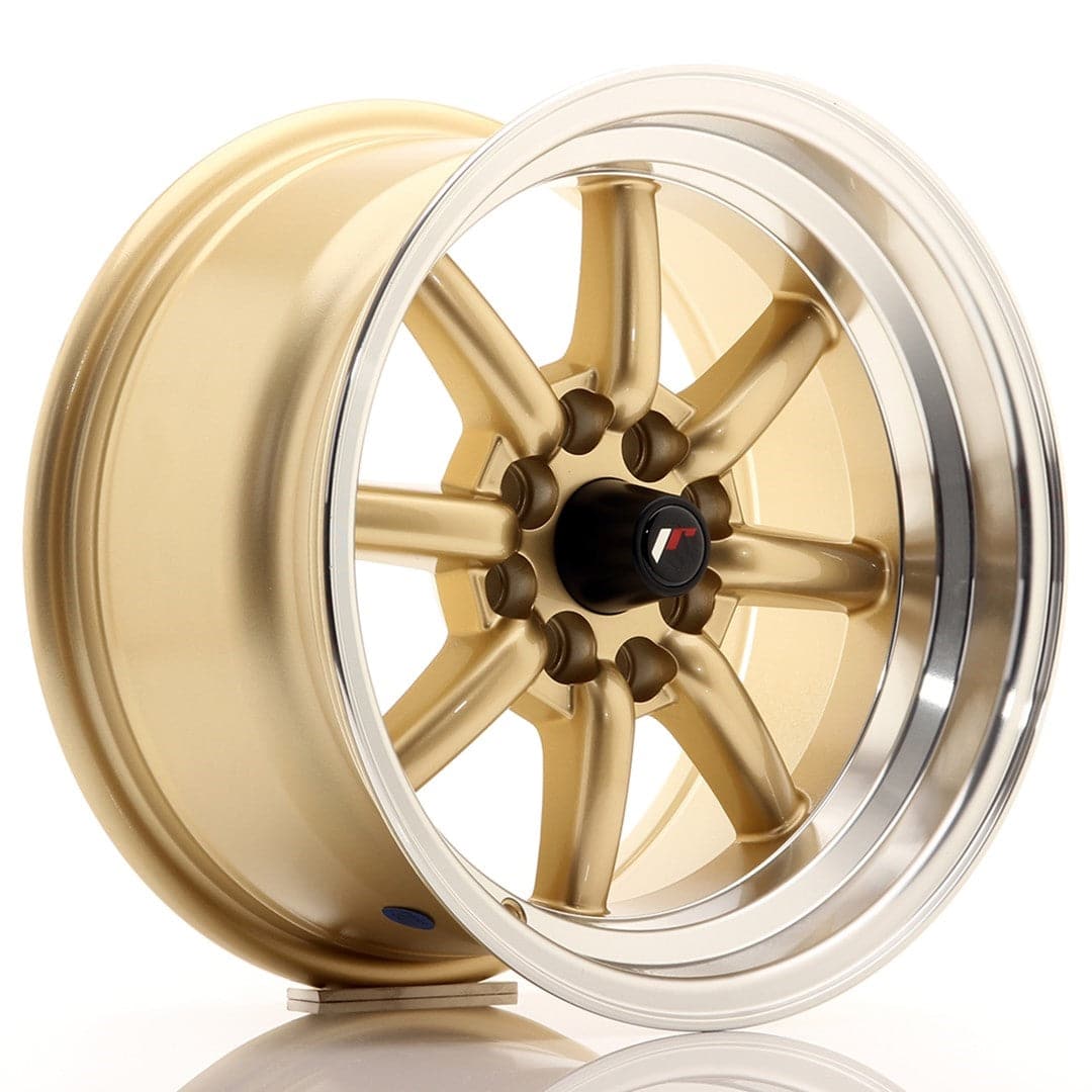 JR Wheels JR19 15x8 ET0 4x100/114 Gold - Wheelsup