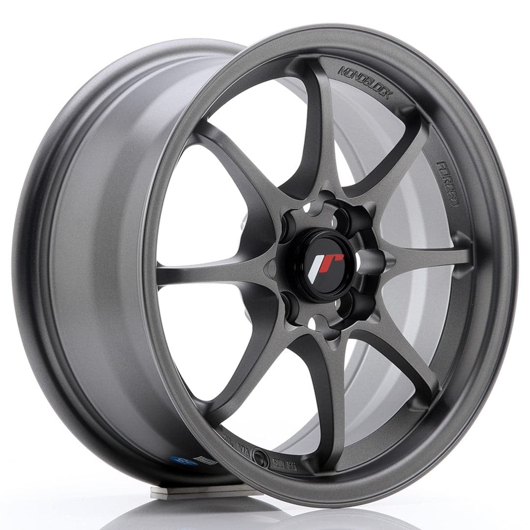JR Wheels JR5 15x7 ET35 4x100 Matt Gun Metal - Wheelsup.sk