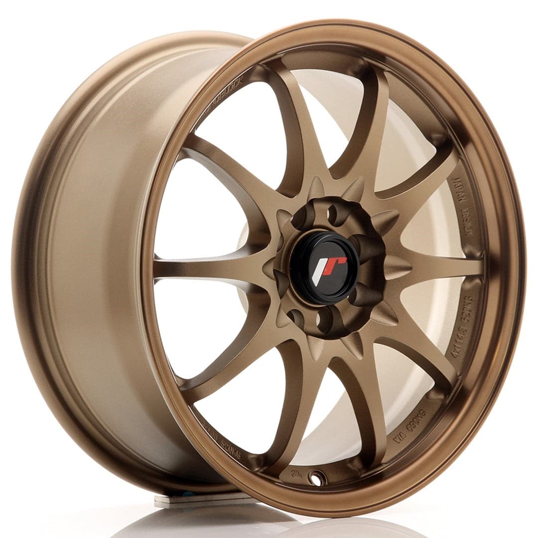 JR Wheels JR5 16x7 ET30 4x100/108 Dark Anodized Bronze - Wheelsup.sk