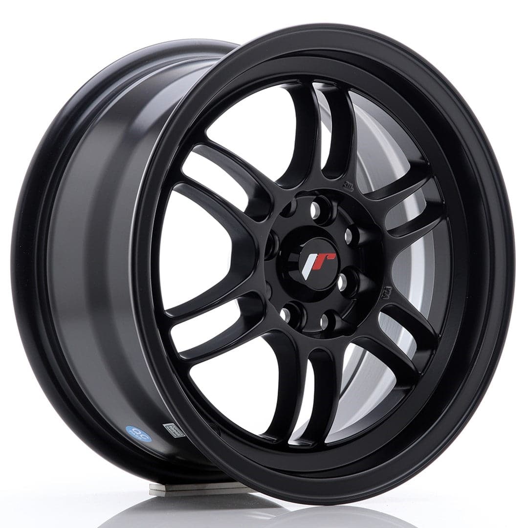 JR Wheels JR7 15x7 ET38 4x100/114 Matt Black - Wheelsup.sk