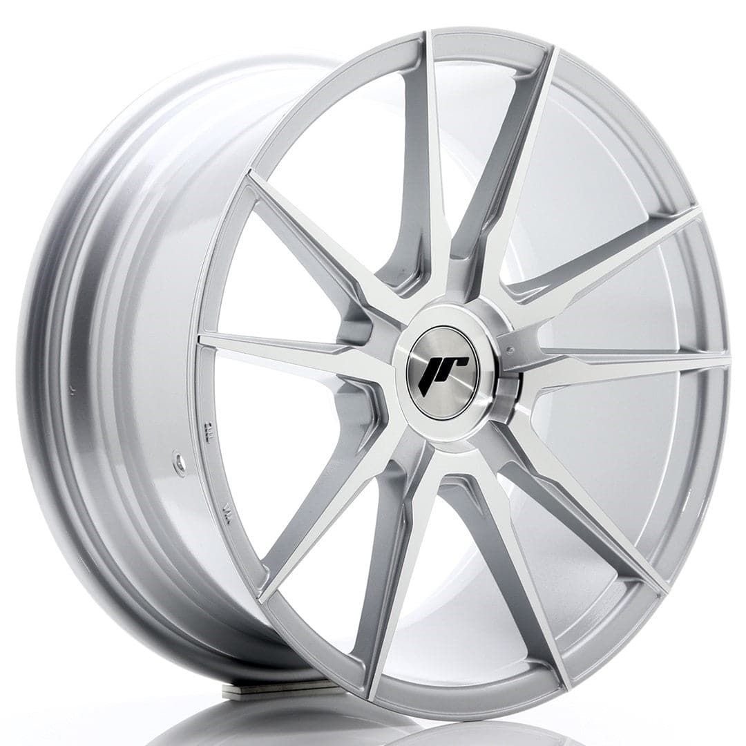 JR Wheels JR21 18x8,5 ET20-40 Blank Silver Machined - Wheelsup