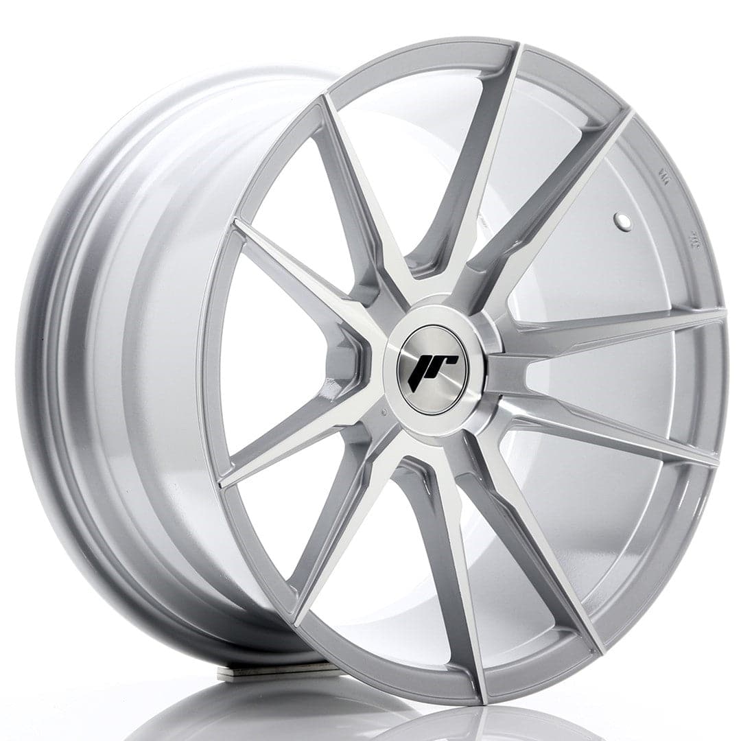 JR Wheels JR21 18x9,5 ET20-40 BLANK Silver Machined Face - Wheelsup