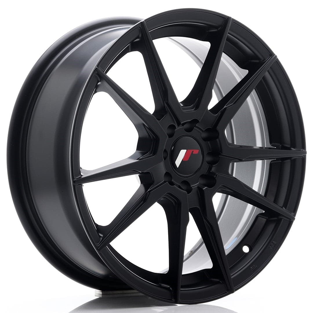 JR Wheels JR21 17x7 ET40 5x108/112 Matt Black - Wheelsup