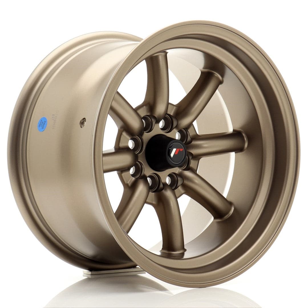 JR Wheels JR19 15x9 ET-13 4x100/114 Matt Bronze - Wheelsup