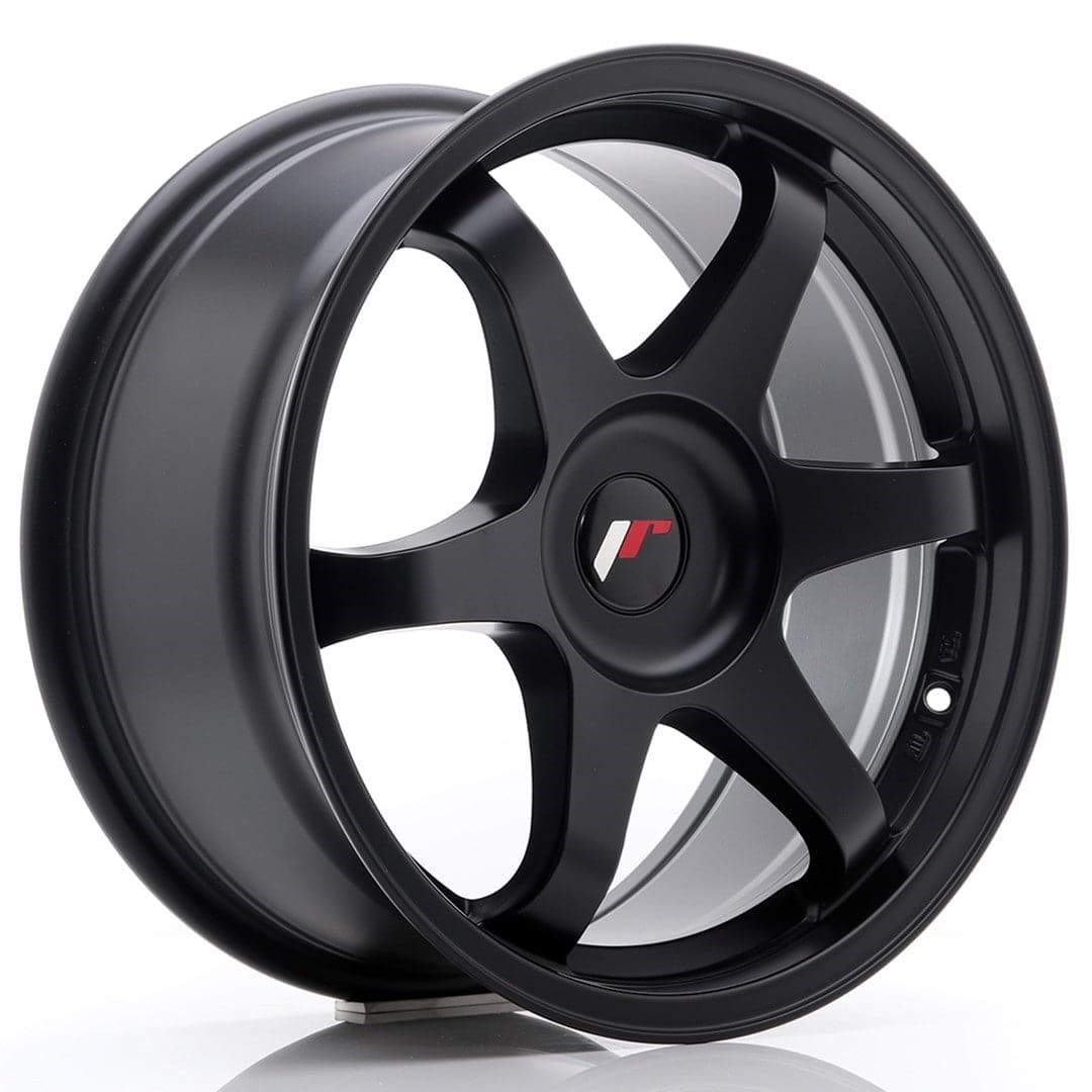 JR Wheels JR3 17x8 ET35 BLANK Matt Black - Wheelsup
