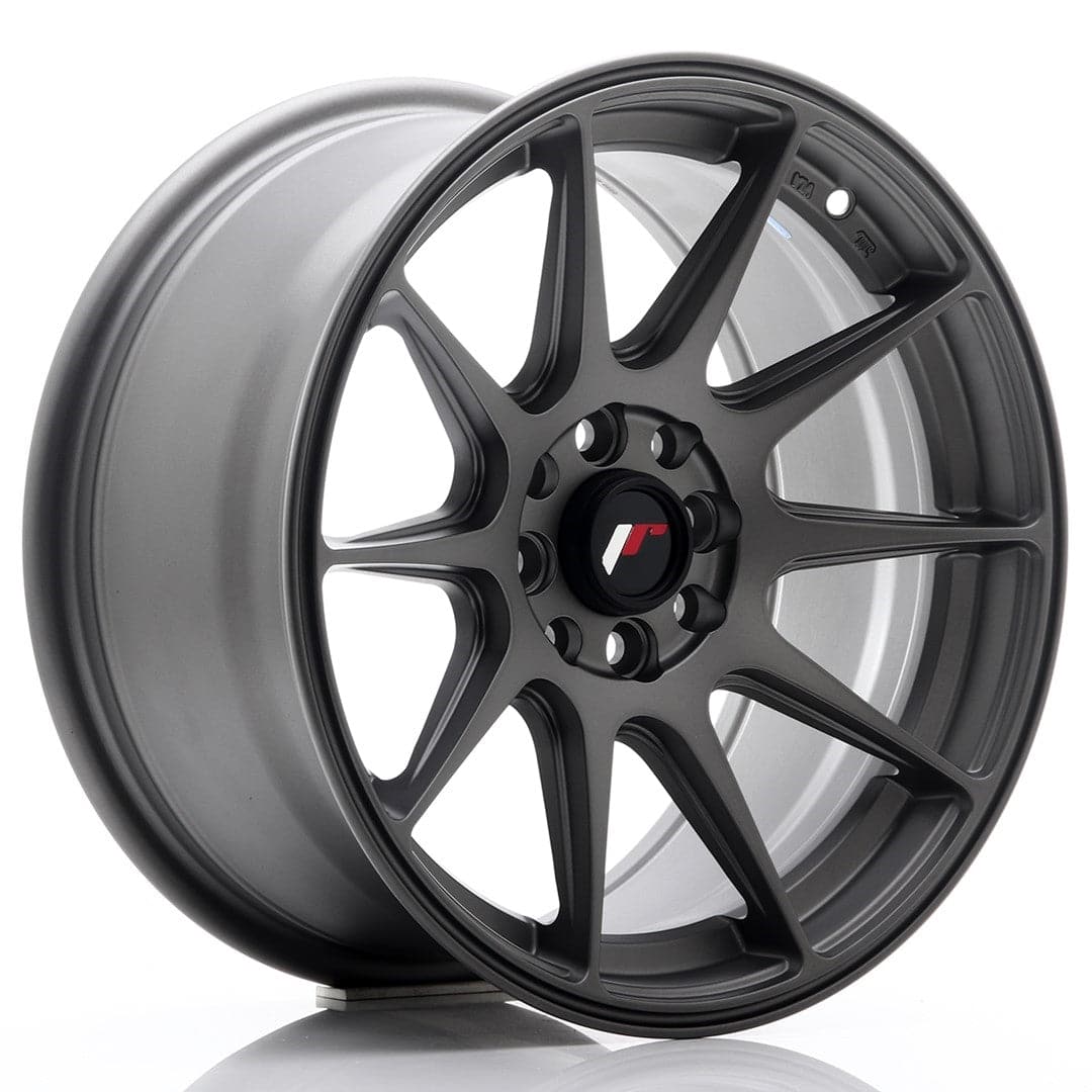 JR Wheels JR11 16x8 ET25 5x100/114 Matt Gun Metal - Wheelsup