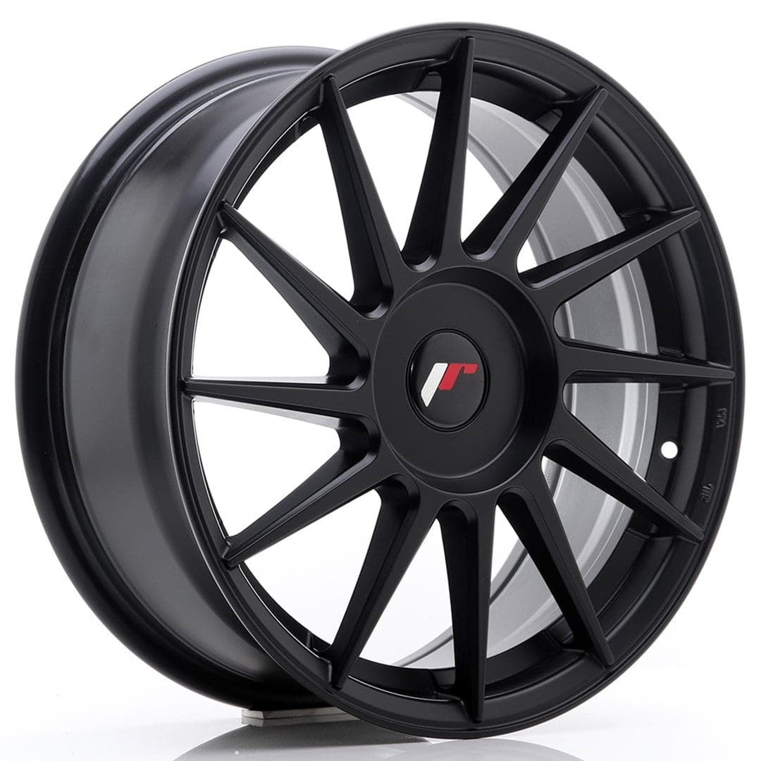 JR Wheels JR22 17x7 ET35-40 BLANK Matt Black - Wheelsup