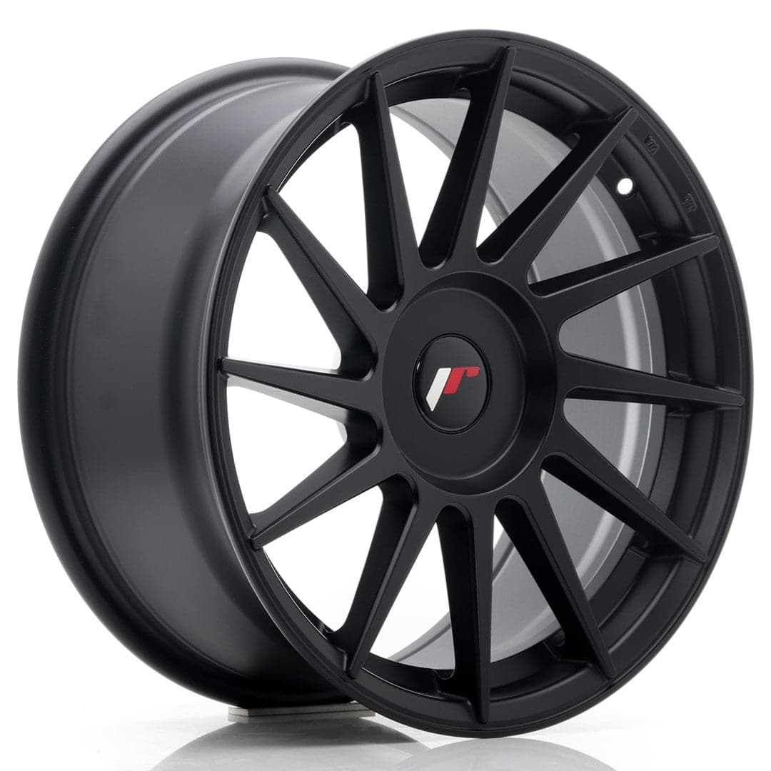 JR Wheels JR22 17x8 ET25-35 BLANK Matt Black - Wheelsup