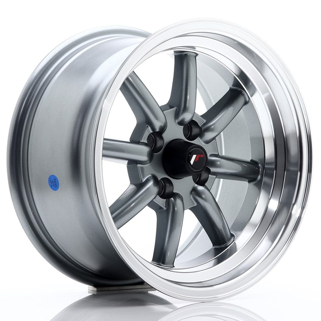JR Wheels JR19 15x8 ET0 4x100 Gun Metal - Wheelsup