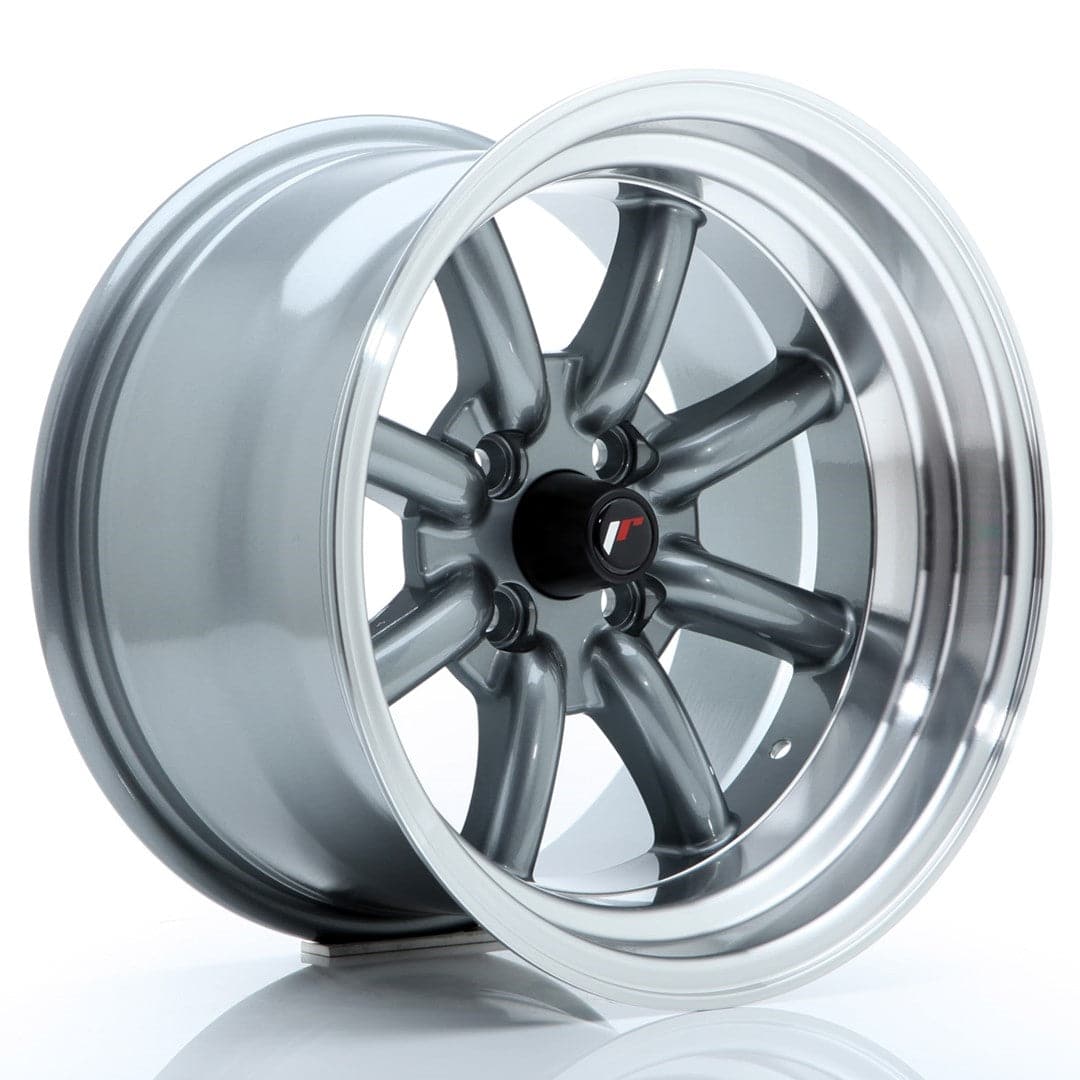 JR Wheels JR19 15x9 ET-13 4x100 Gun Metal - Wheelsup