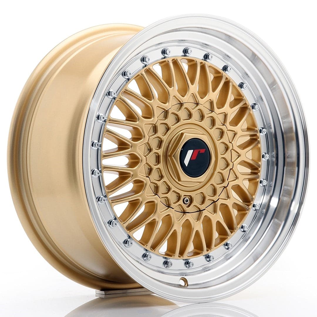 JR Wheels JR9 16x7,5 ET25 BLANK Gold w/Machined Lip - Wheelsup.sk