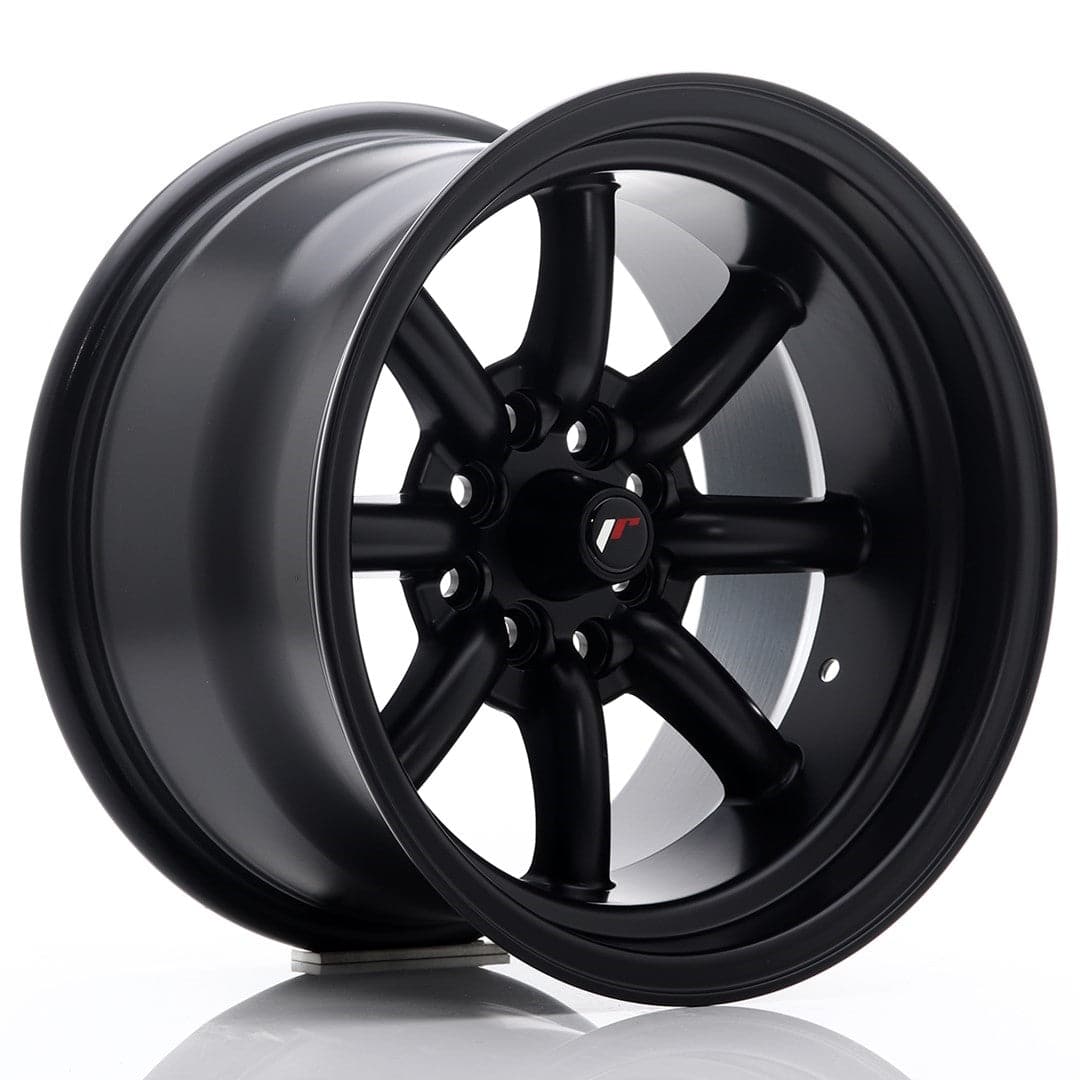 JR Wheels JR19 15x9 ET-13 4x100/114 Matt Black - Wheelsup
