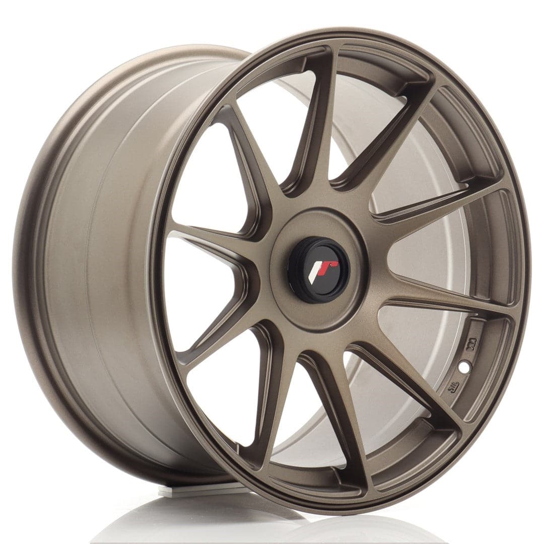 JR Wheels JR11 17x9 ET25-35 Blank Matt Bronze - Wheelsup