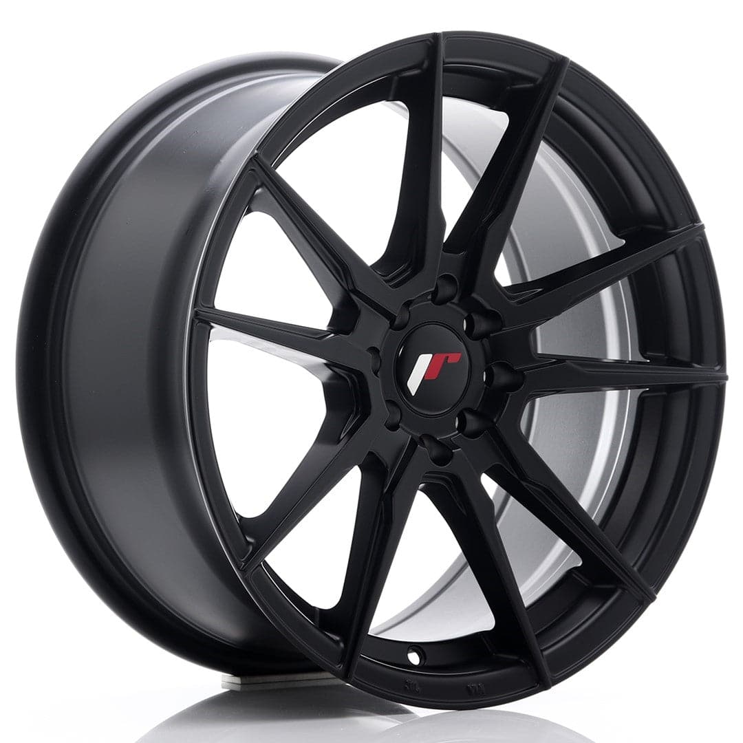 JR Wheels JR21 17x8 ET35 5x108/112 Matt Black - Wheelsup