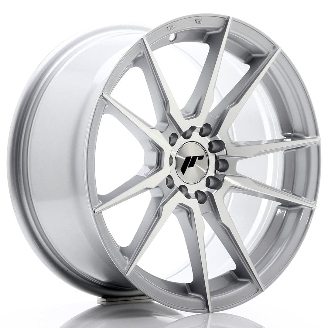 JR Wheels JR21 17x8 ET35 5x108/112 Silver Machined - Wheelsup