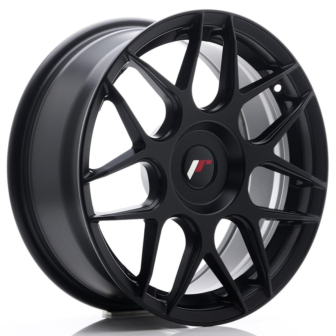 JR Wheels JR18 17x7 ET20-40 Blank Matt Black - Wheelsup