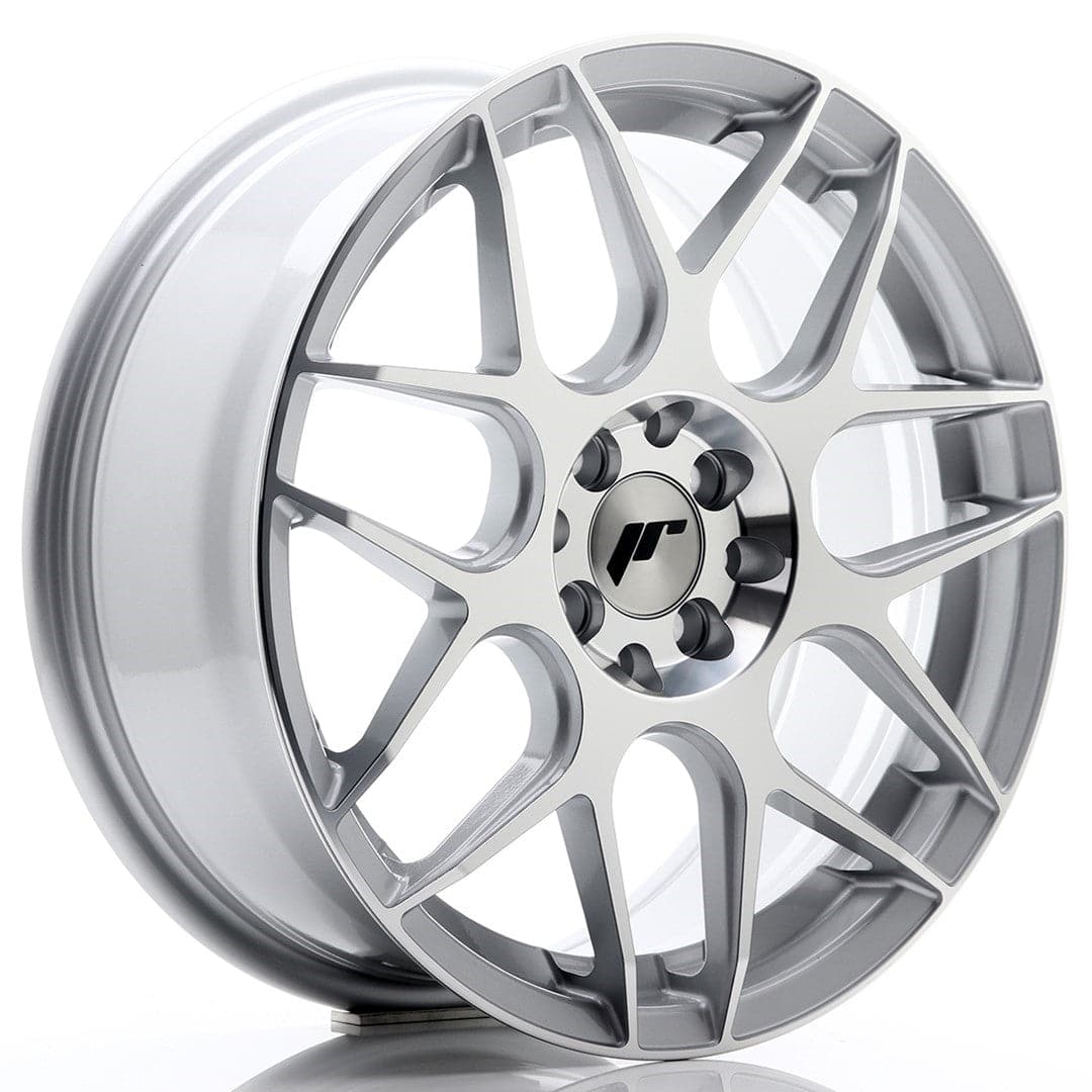 JR Wheels JR18 17x7 ET40 5x100/114 Silver Machined - Wheelsup