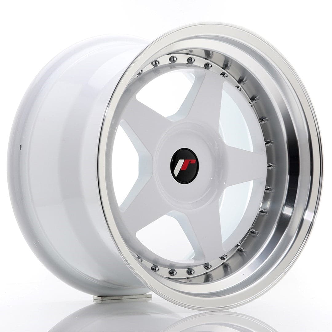 JR Wheels JR6 17x10 ET20 BLANK White w/Machined Lip - Wheelsup.sk