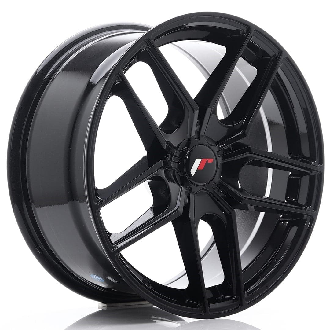 JR Wheels JR25 18x8,5 ET20-40 5H BLANK Gloss Black - Wheelsup