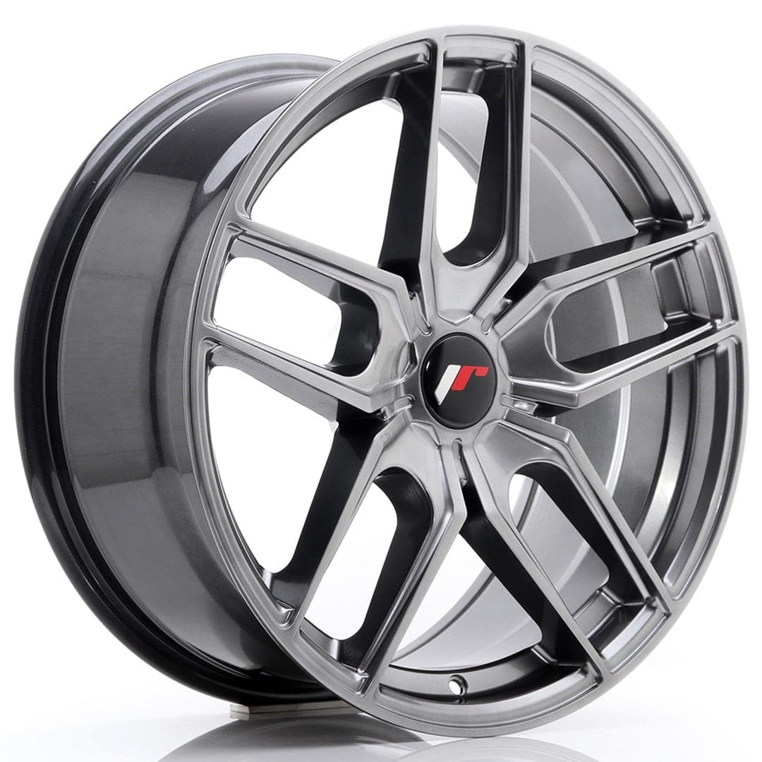 JR Wheels JR25 18x8,5 ET20-40 5H BLANK Hyper Black - Wheelsup