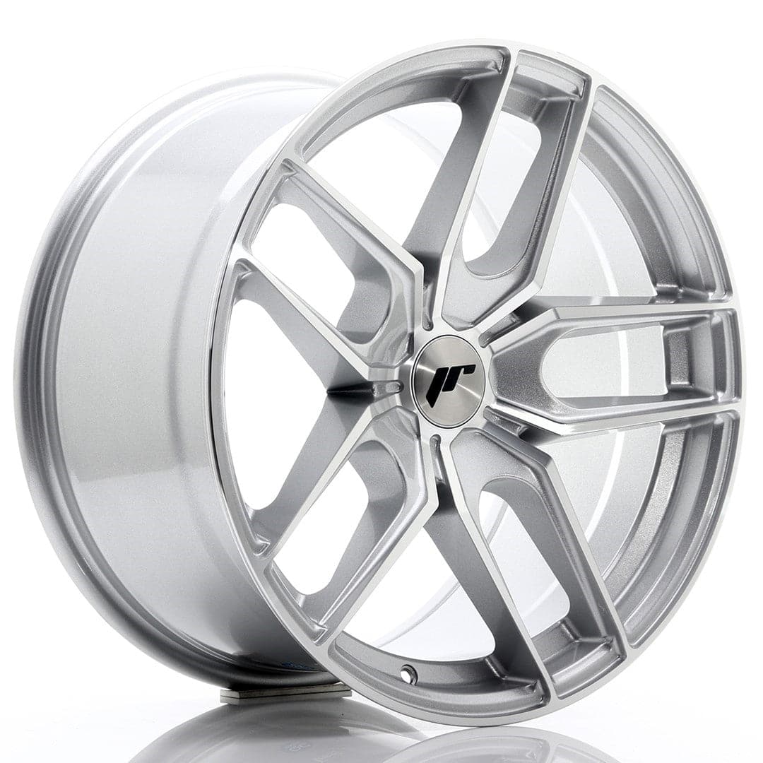 JR Wheels JR25 18x9,5 ET20-40 5H BLANK Silver Machined Face - Wheelsup