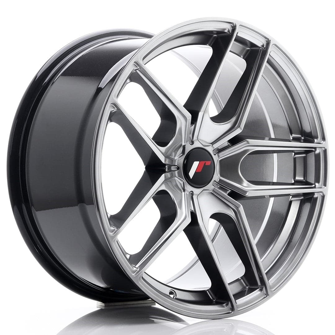 JR Wheels JR25 18x9,5 ET20-40 5H BLANK Hyper Black - Wheelsup