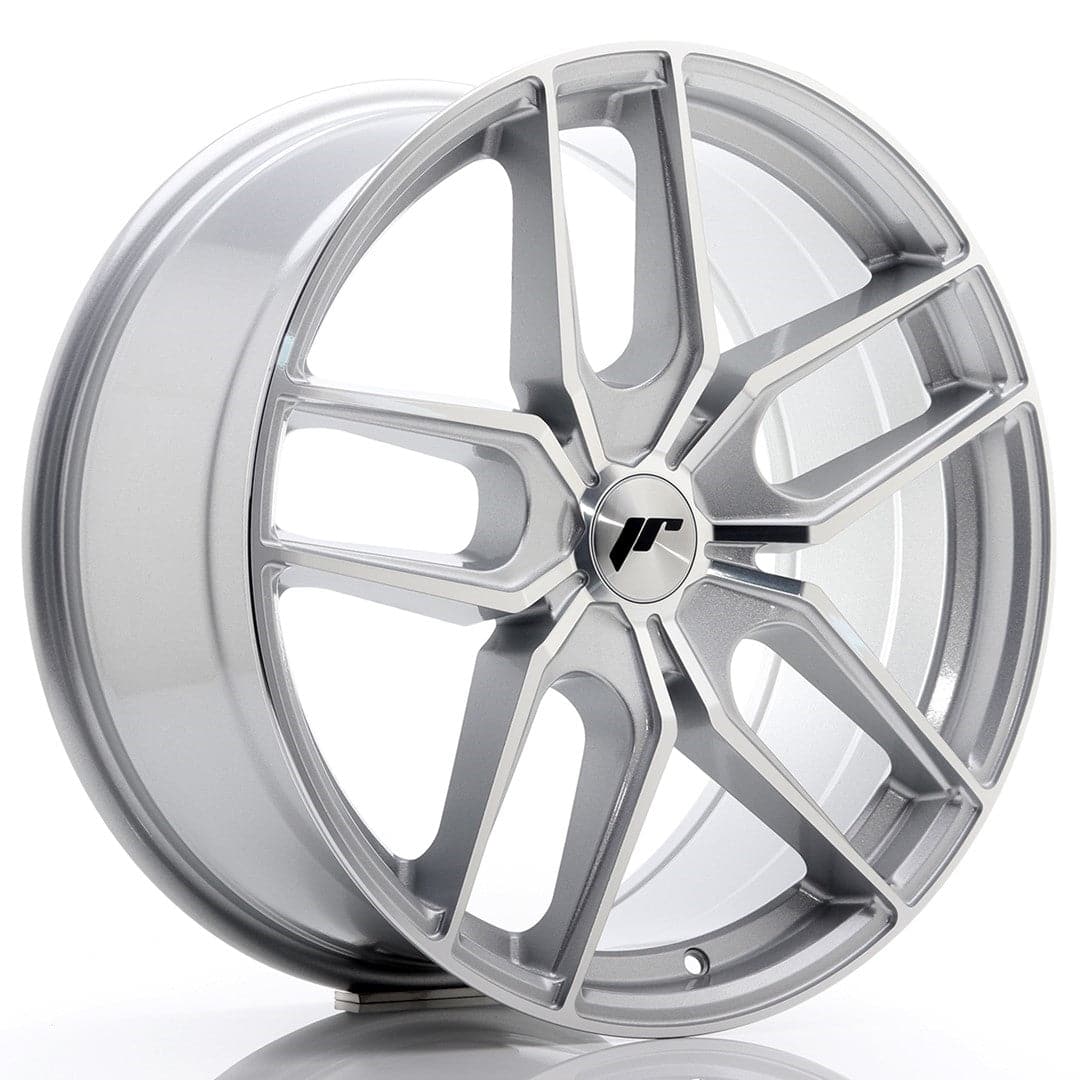 JR Wheels JR25 19x8,5 ET20-40 5H BLANK Silver Machined Face - Wheelsup