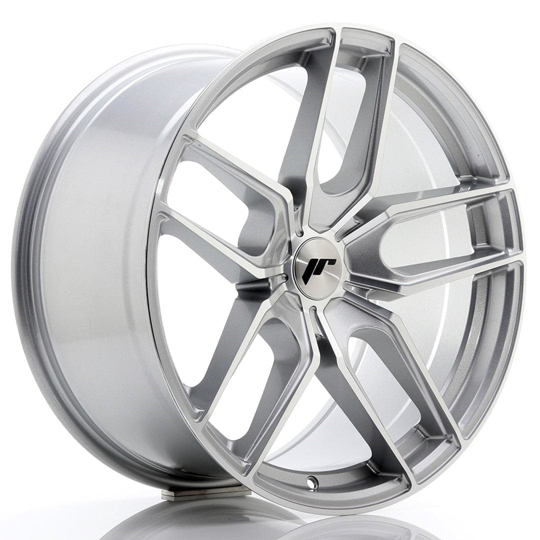 JR Wheels JR25 19x9,5 ET20-40 5H BLANK Silver Machined Face - Wheelsup