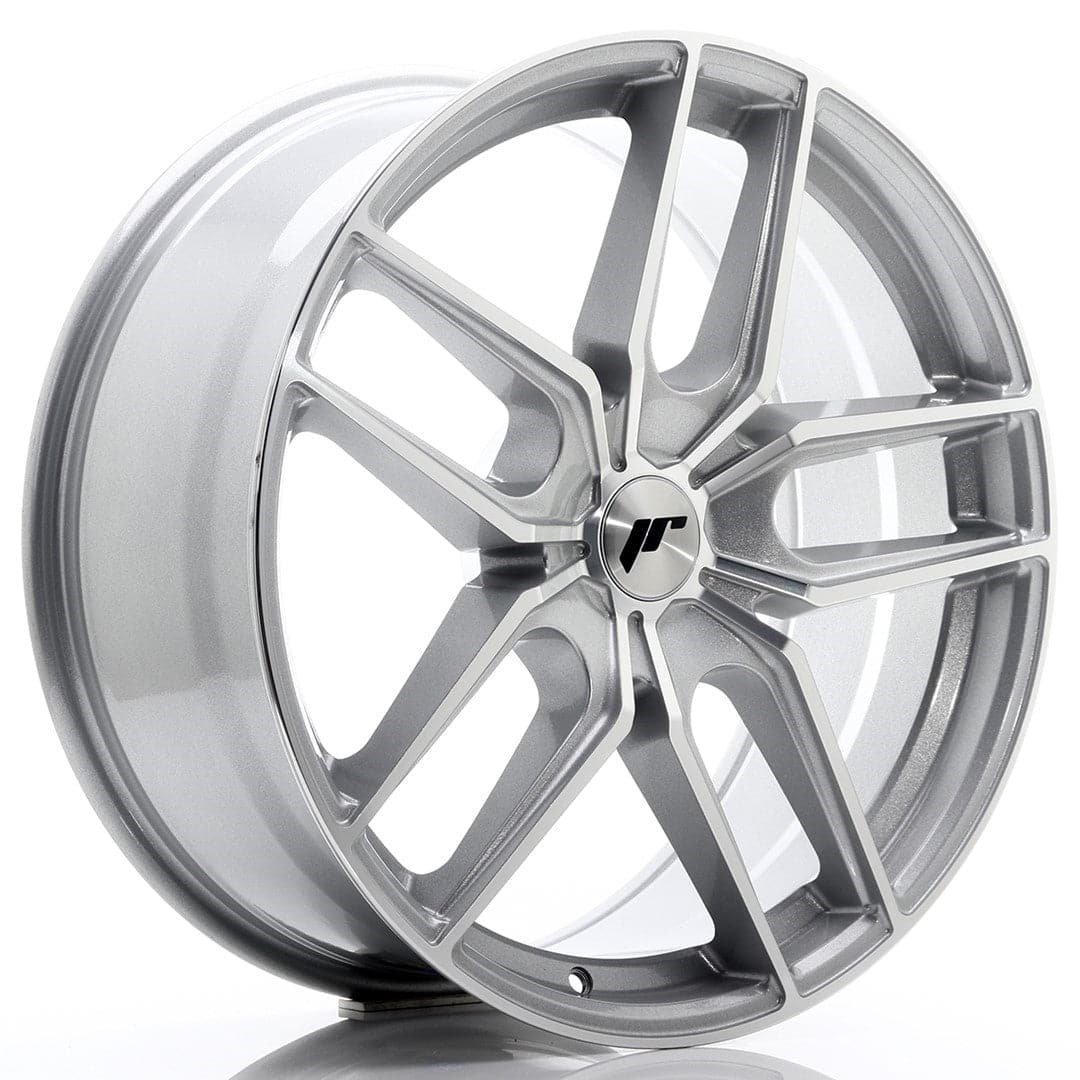 JR Wheels JR25 20x8,5 ET20-40 5H BLANK Silver Machined Face - Wheelsup
