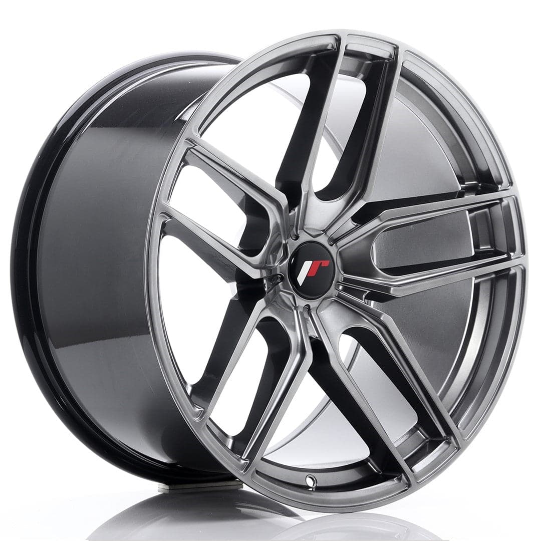 JR Wheels JR25 20x11 ET20-40 5H BLANK Hyper Black - Wheelsup