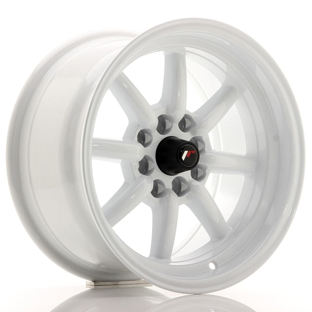 JR Wheels JR19 15x8 ET0 4x100/114 White - Wheelsup