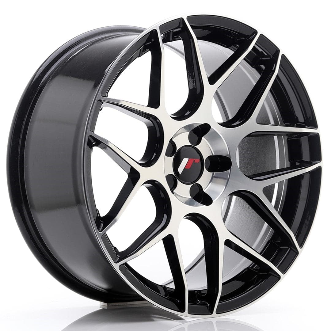 JR Wheels JR18 19x8,5 ET20-42 5H Blank Black Machined - Wheelsup