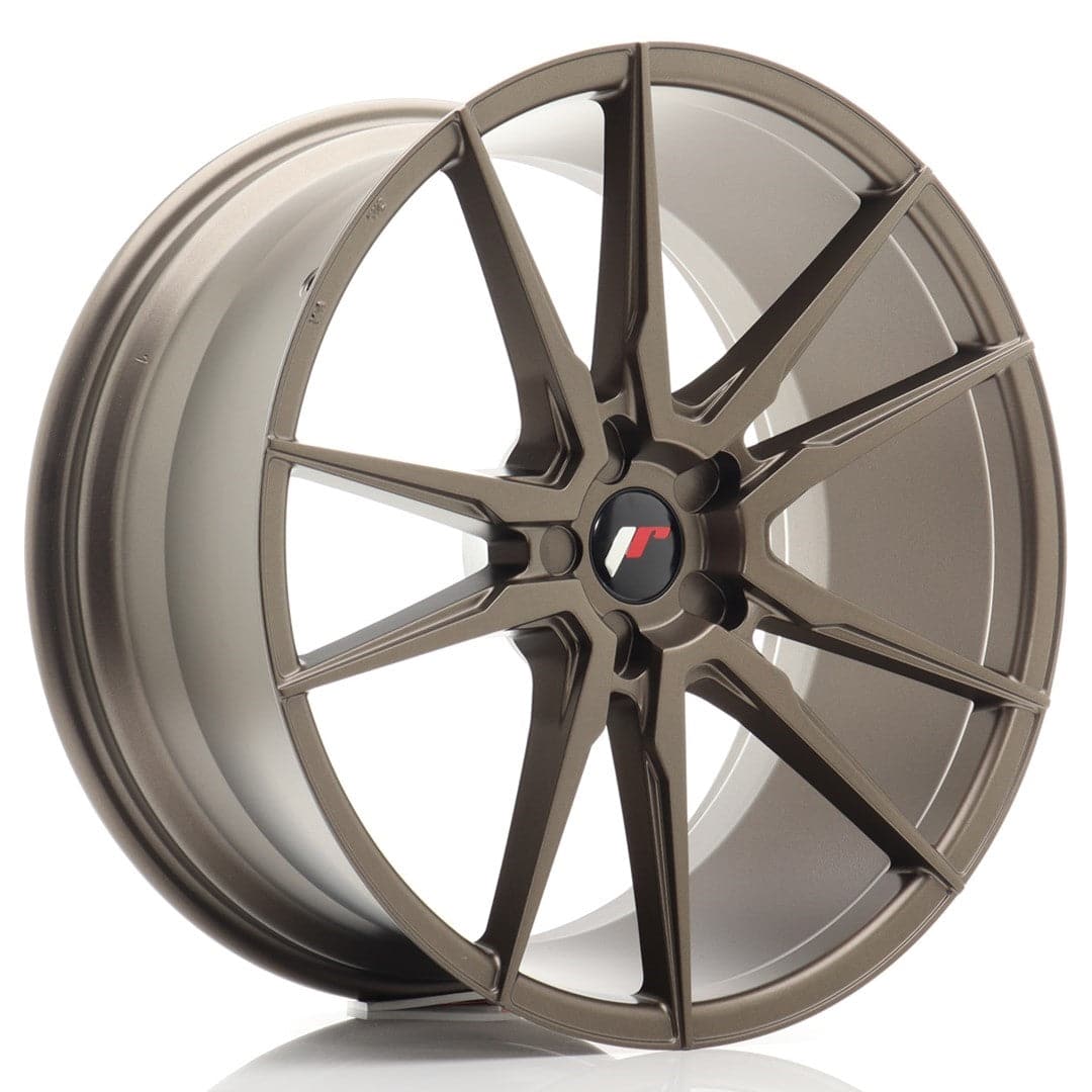 JR Wheels JR21 21x10 ET15-48 5H BLANK Matt Bronze - Wheelsup