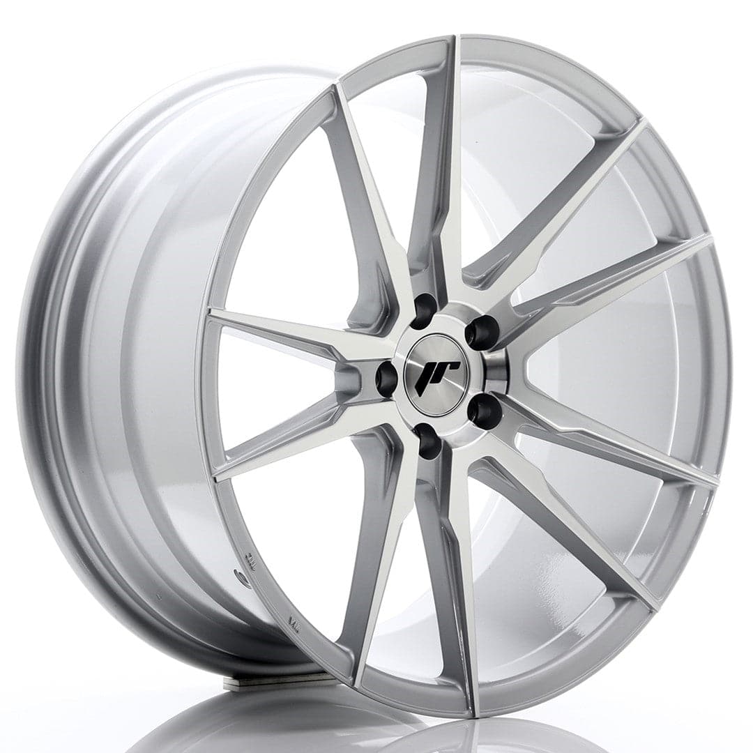 JR Wheels JR21 20x10 ET40 5x112 Silver Machined Face - Wheelsup