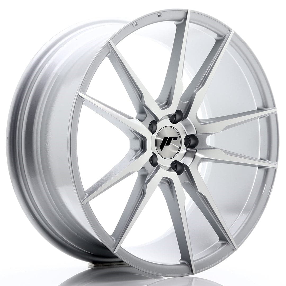 JR Wheels JR21 20x8,5 ET40 5x112 Silver Machined Face - Wheelsup