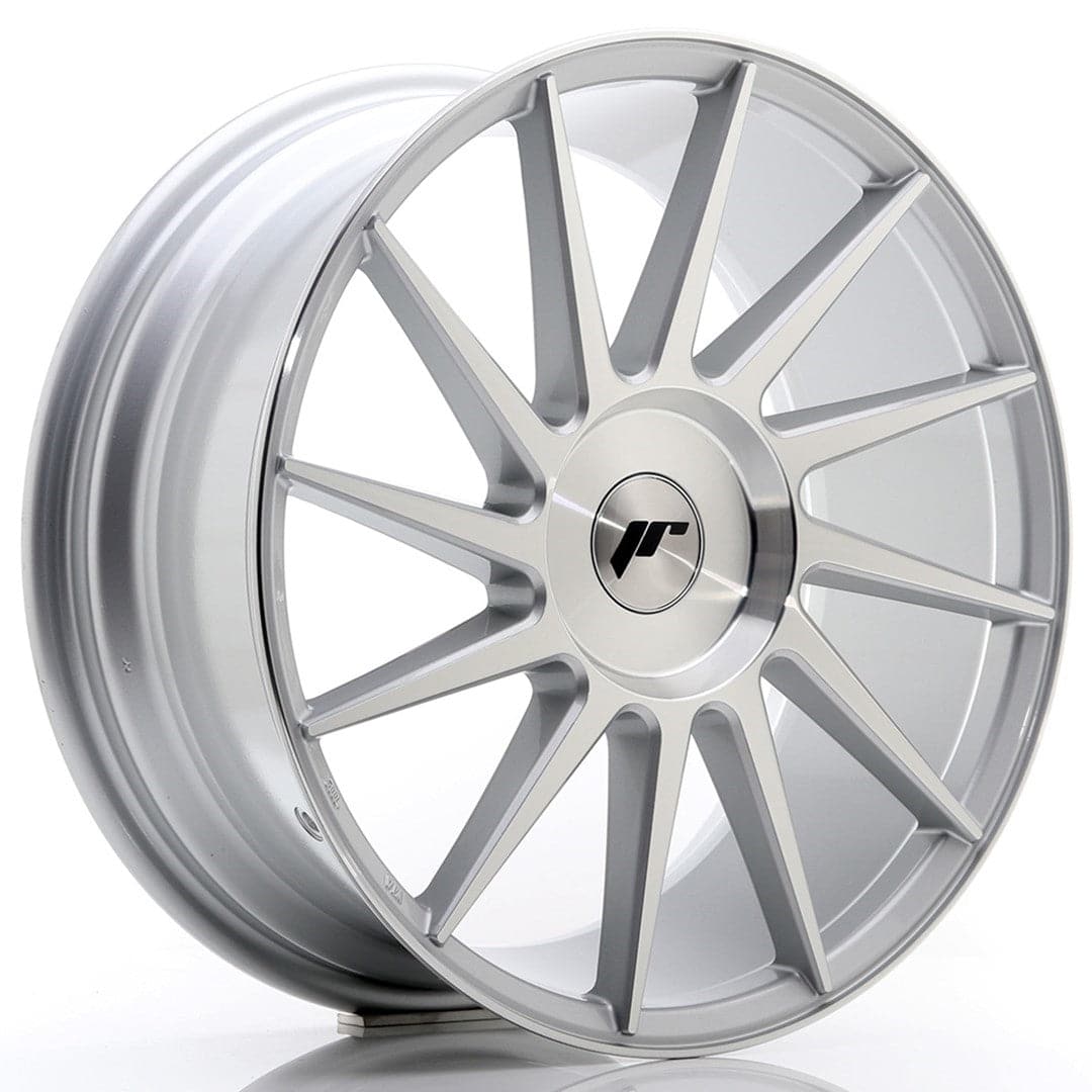 JR Wheels JR22 18x7,5 ET35-42 BLANK Silver Machined Face - Wheelsup