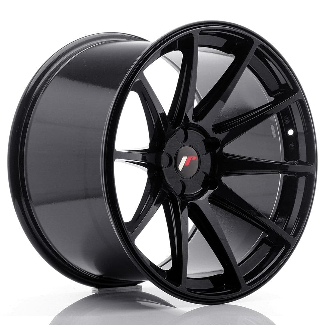 JR Wheels JR11 20x12 ET20-42 5H Blank Glossy Black - Wheelsup