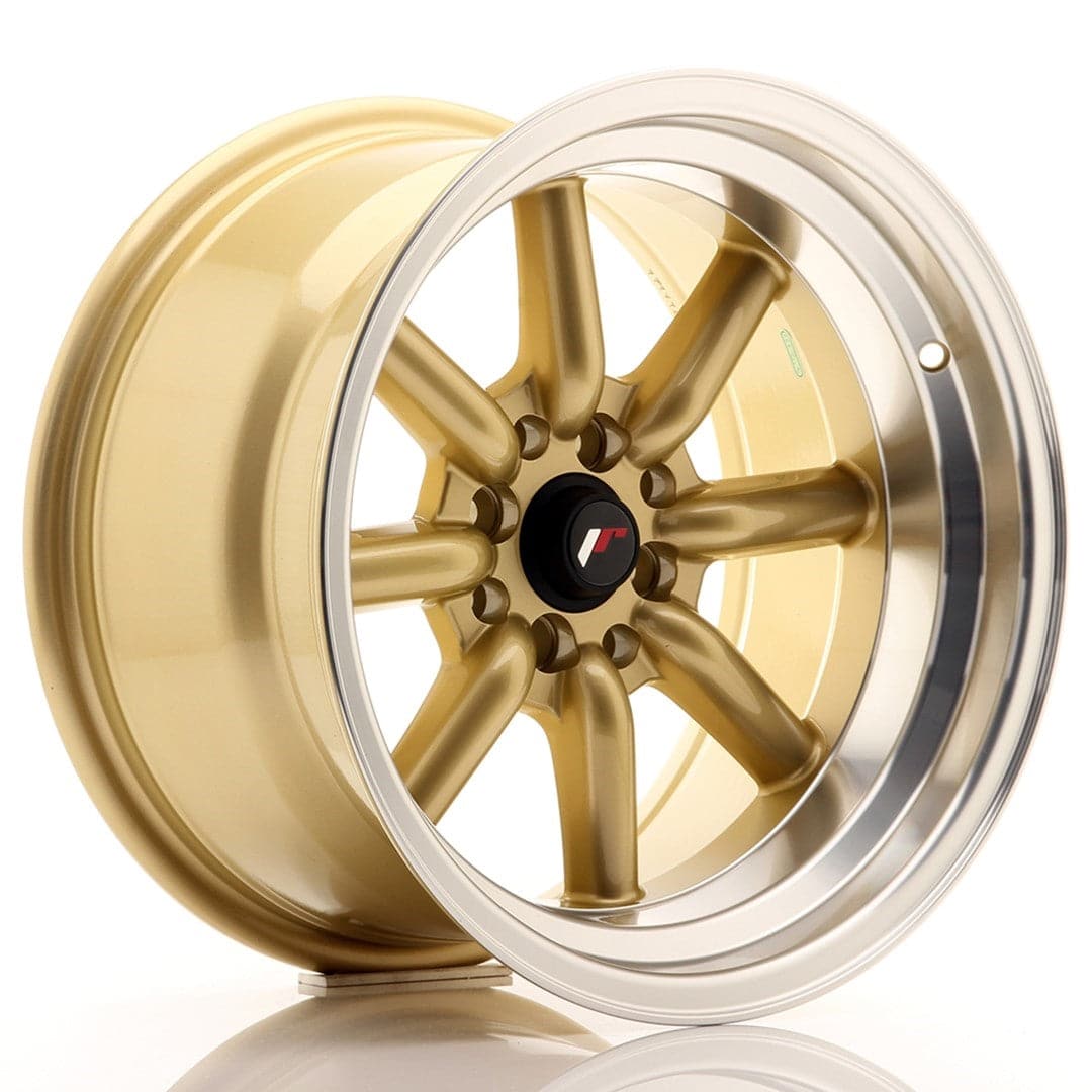 JR Wheels JR19 16x9 ET-15 4x100/114 Gold - Wheelsup