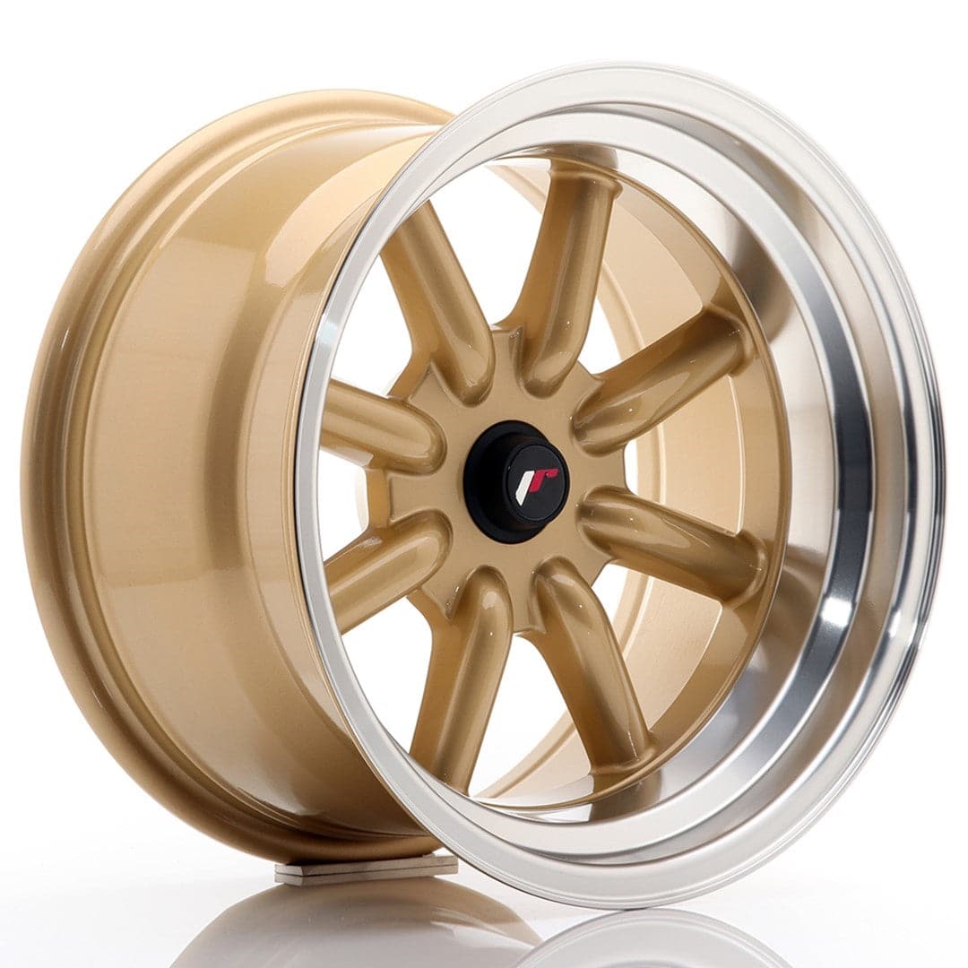 JR Wheels JR19 16x9 ET-25-(-15) BLANK Gold - Wheelsup