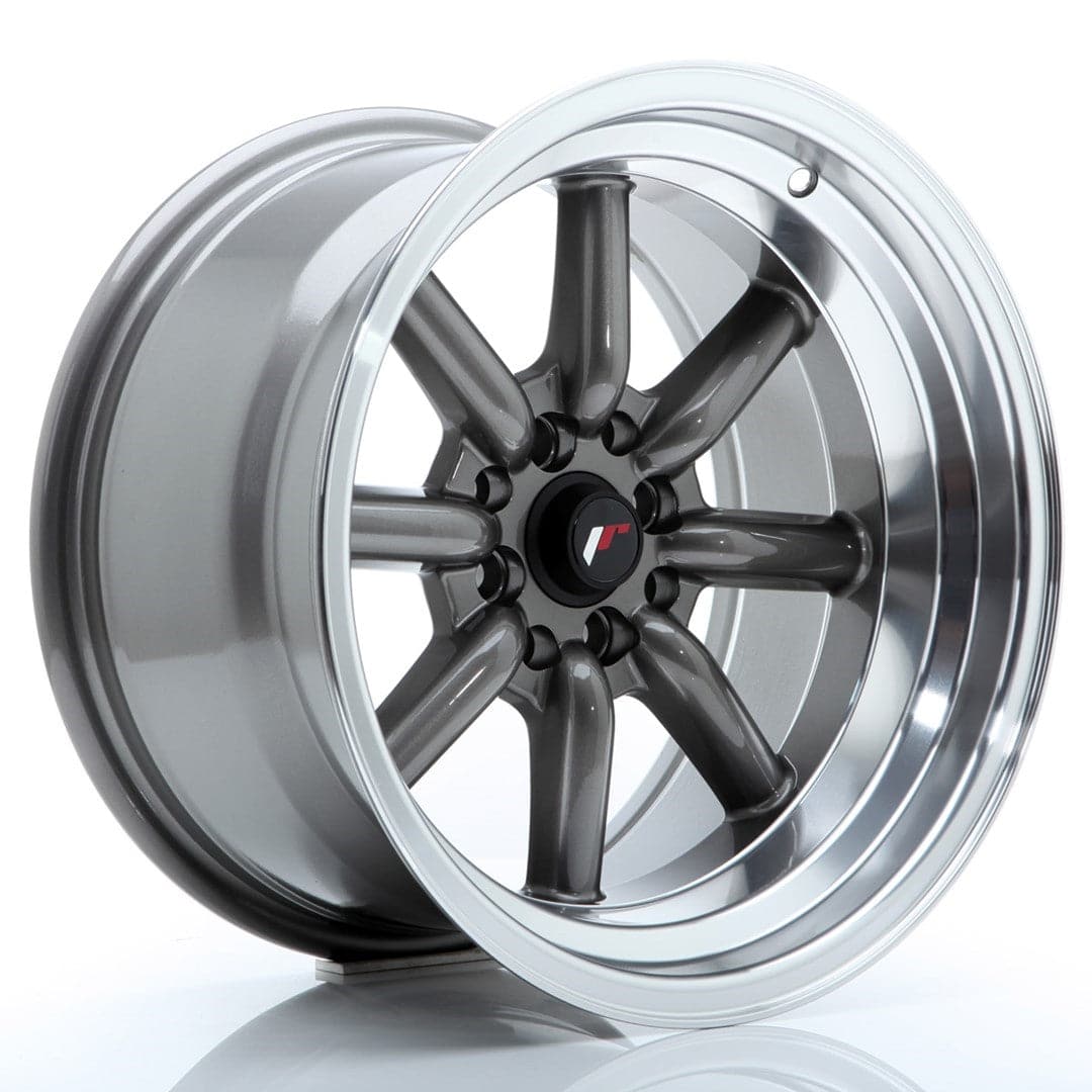JR Wheels JR19 16x9 ET-15 4x100/114 Gun Metal - Wheelsup