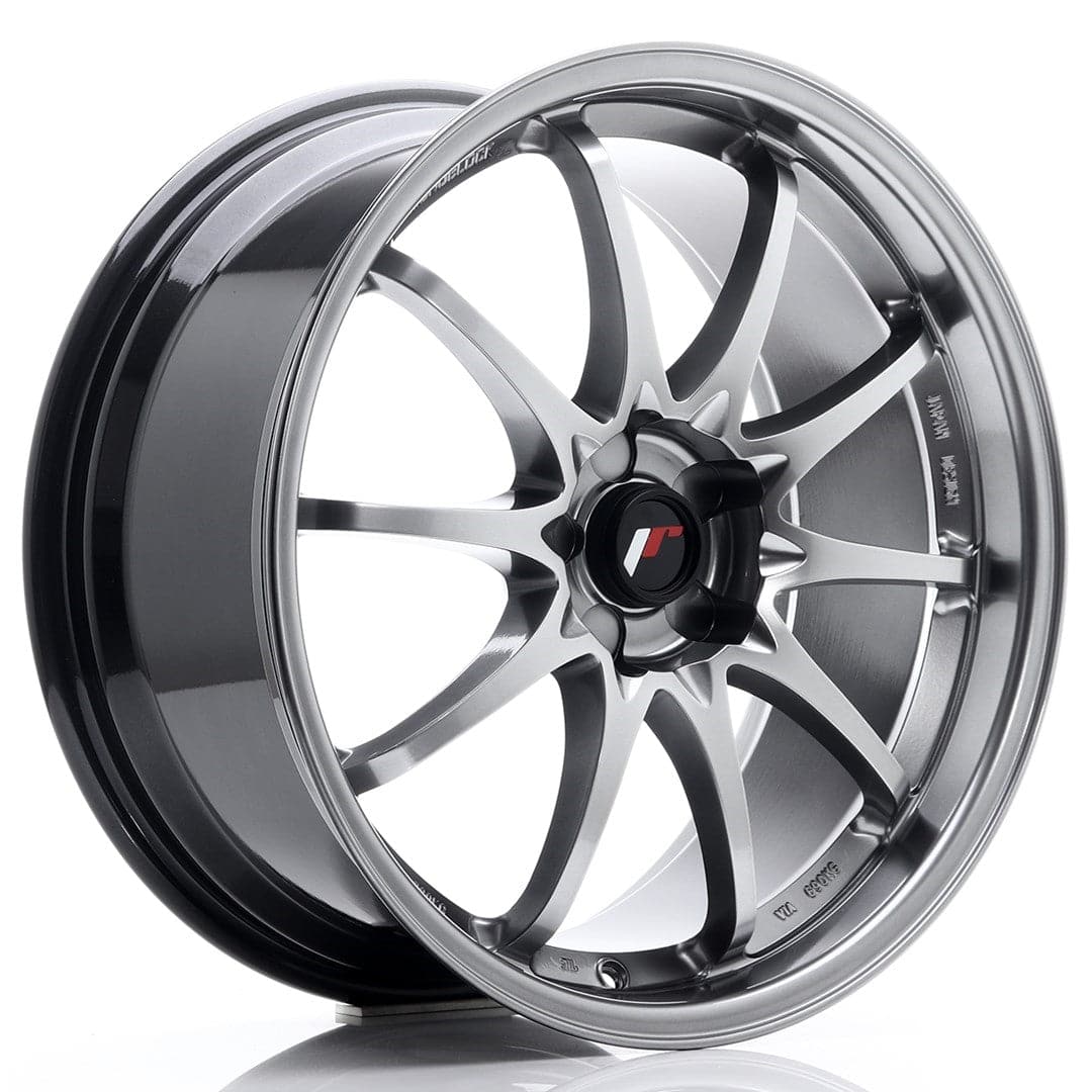 JR Wheels JR5 19x8.5 ET43 5H BLANK Hyper Black - Wheelsup.sk